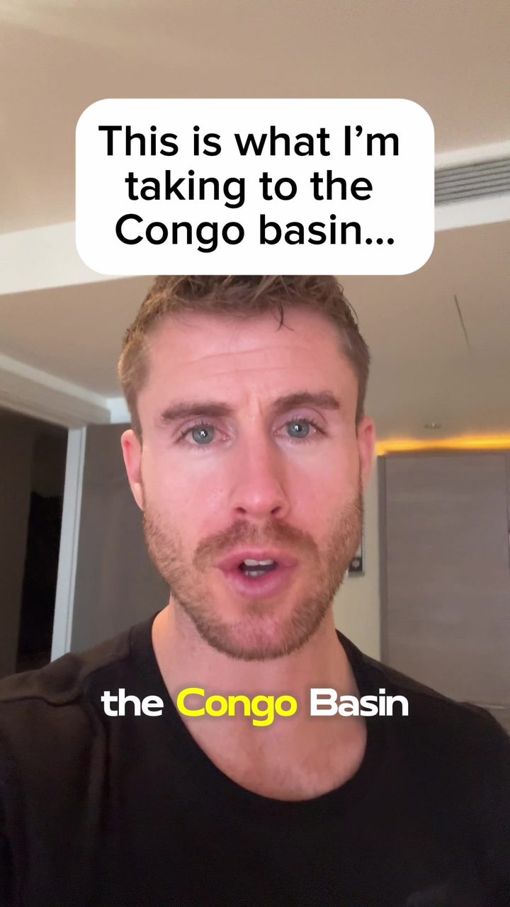 Ash Dykes to camera: &ldquo;This is what I&rsquo;m taking to the Congo basin&hellip;&rdquo;
